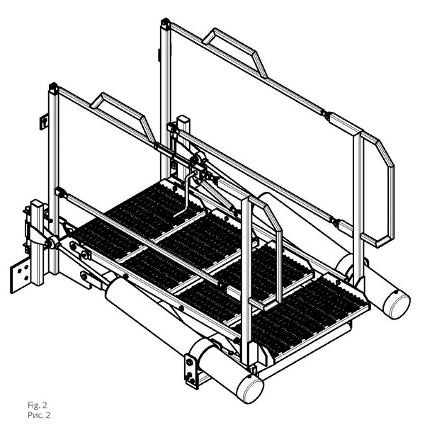 Мостик откидной эстакадный МОЭ-4А, 5А